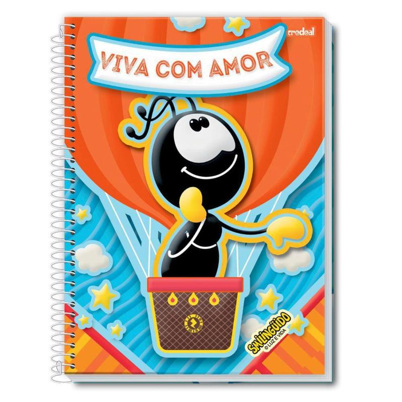 Caderno Universitário 10x1 200 fls C.D. Credeal - Smilinguido 1 ...