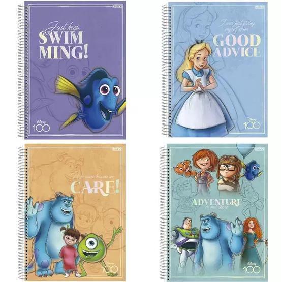 Caderno Universitário Disney 100 anos / 10 Matéria - São Domingos ...