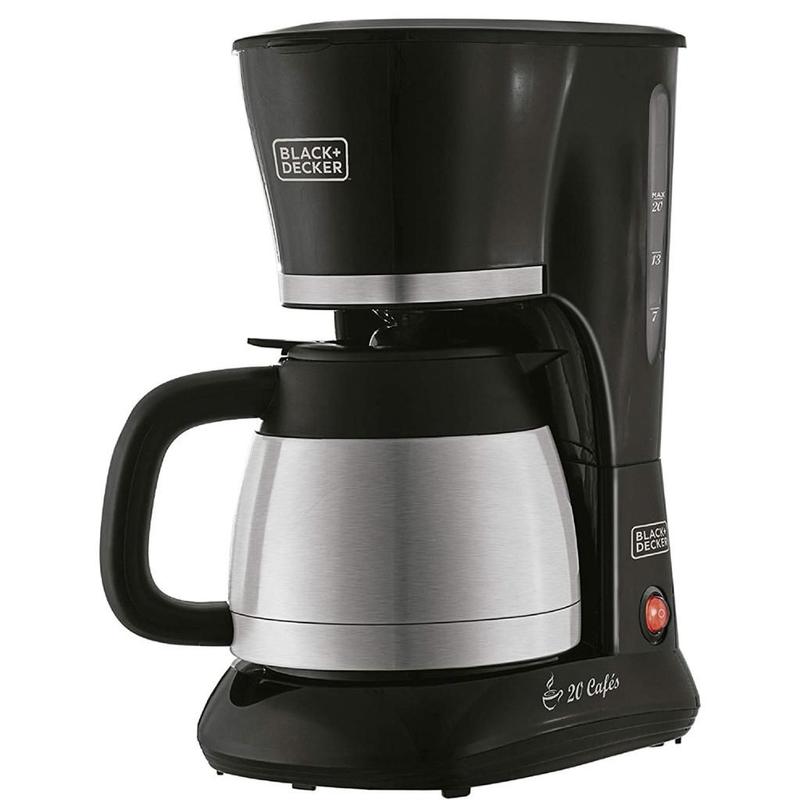 Cafeteira Elétrica com Jarra Térmica em Inox 25 Cafés - Black Decker ...