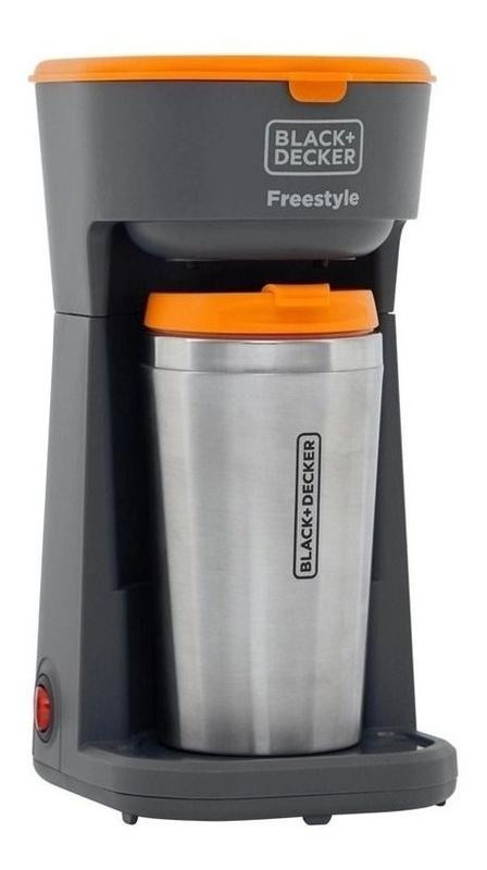 Cafeteira Individual Elétrica C Copo Termico Inox 400ml 600w - black e ...