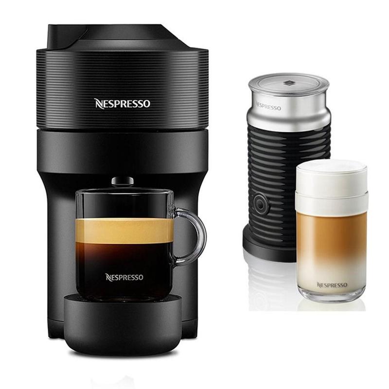 Cafeteira Nespresso Vertuo Pop Preto com Aeroccino - Cafeteira ...