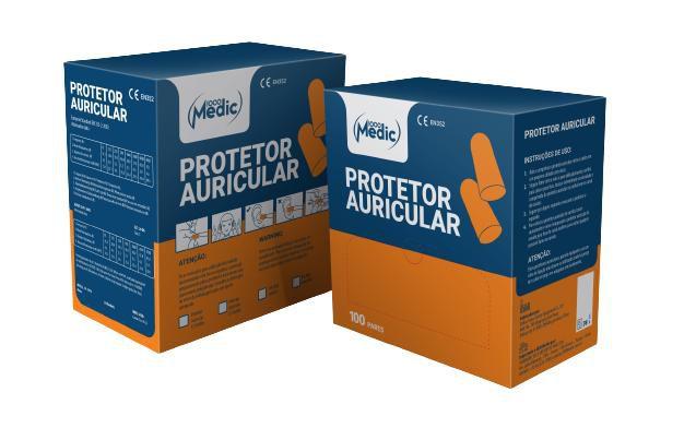 Caixa Com 100 Unidades De Protetor Auricular Com Cord o 1000Medic caixa-com-100-unidades-de-protetor-auricular-com-cord-o-1000medic