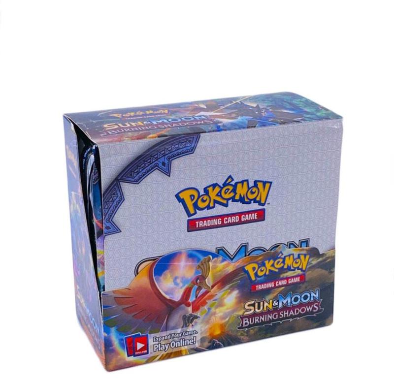 Caixa de cartas pokémon Sun e moon com 36 pacotes - ACF store - Deck de ...