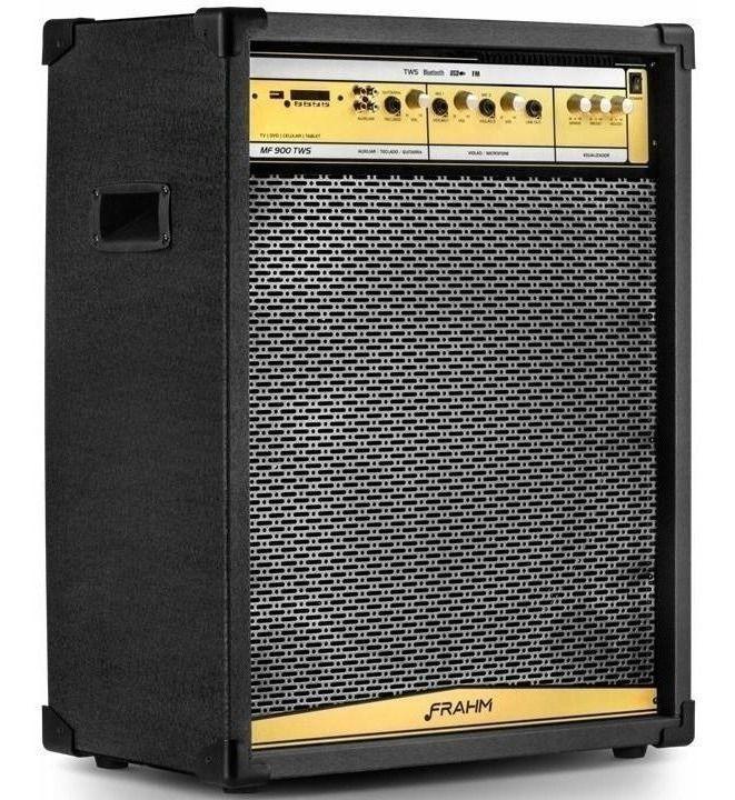 Caixa de Som Amplificada 900w MF Potente Audio Profissional - Kit de ...
