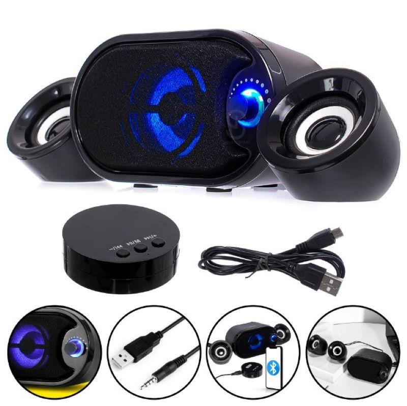 Caixa De Som C/ Receptor Bluetooth Pc Notebook Knp - Caixa de Som para ...