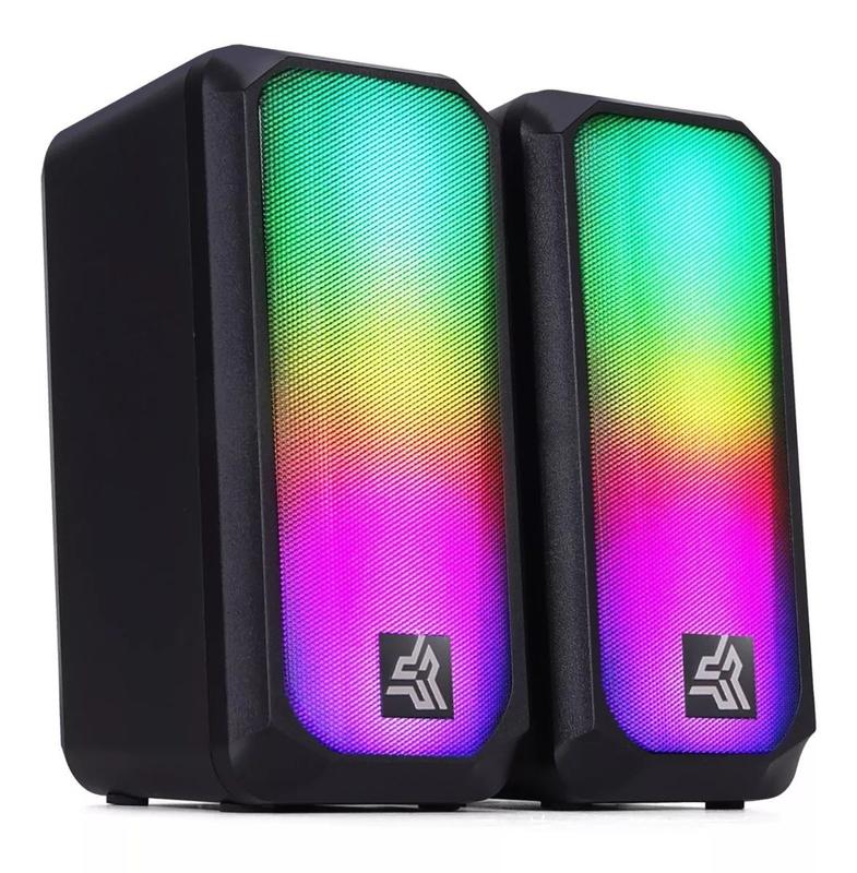 Caixa De Som Pc Gamer Usb RGB 10W Rms Hórus KP-RO810 - Knup - Caixa de ...