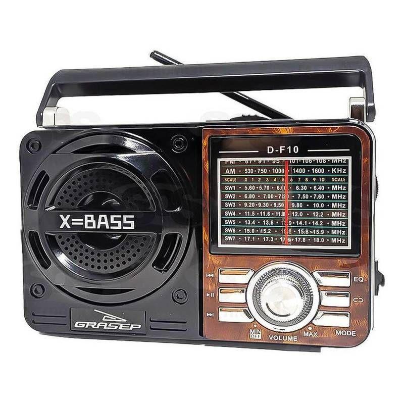 Caixa de Som Rádio AM FM USB Grasep D-F10 - Caixas de Som - Magazine Luiza