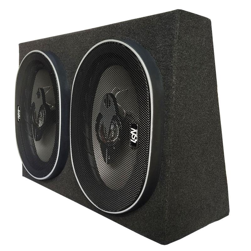 Caixa Selada Slim Vertical + Falante 6x9 Leson 200w com Tela - Caixas ...