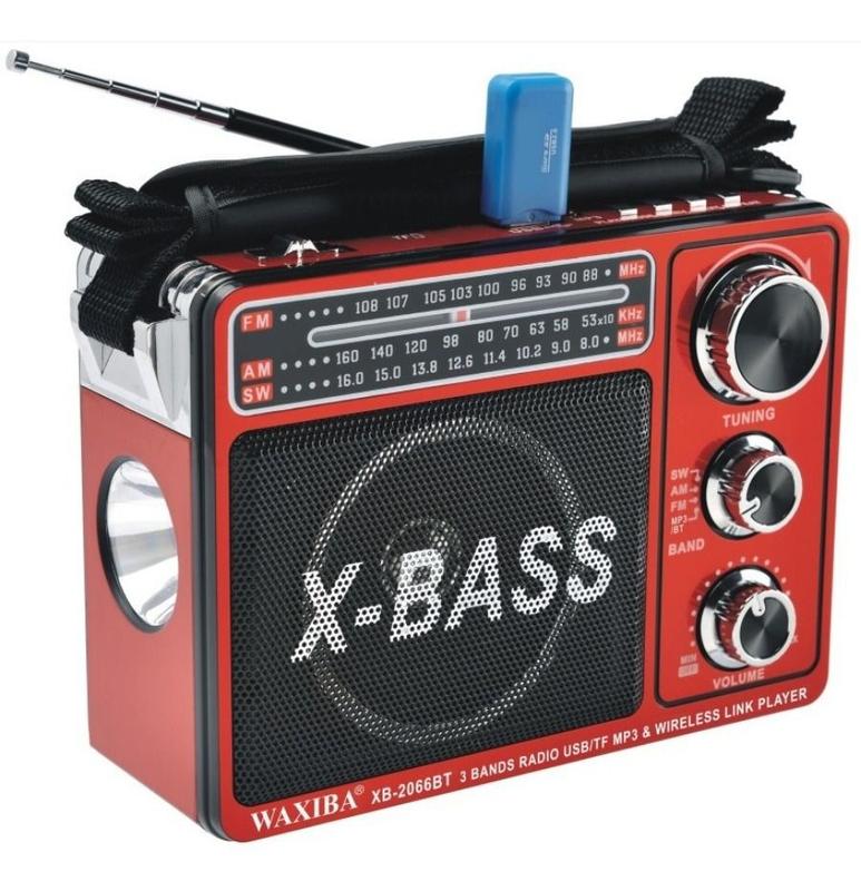 Caixa Som Rádio Retrô Bluetooth Portátil Fm/am Usb - x-bass - Caixa de ...