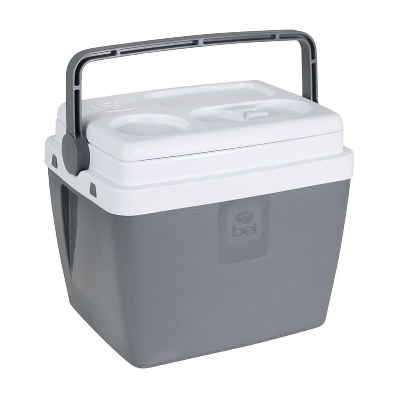 Caixa Térmica Cooler 12 Litros Cinza E Branco 15 Latas Pequena E ...