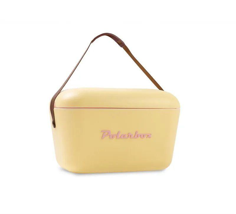 Caixa Térmica Polarbox 20L - Modelo Retro, Branca, Ideal Para Piqueniques
