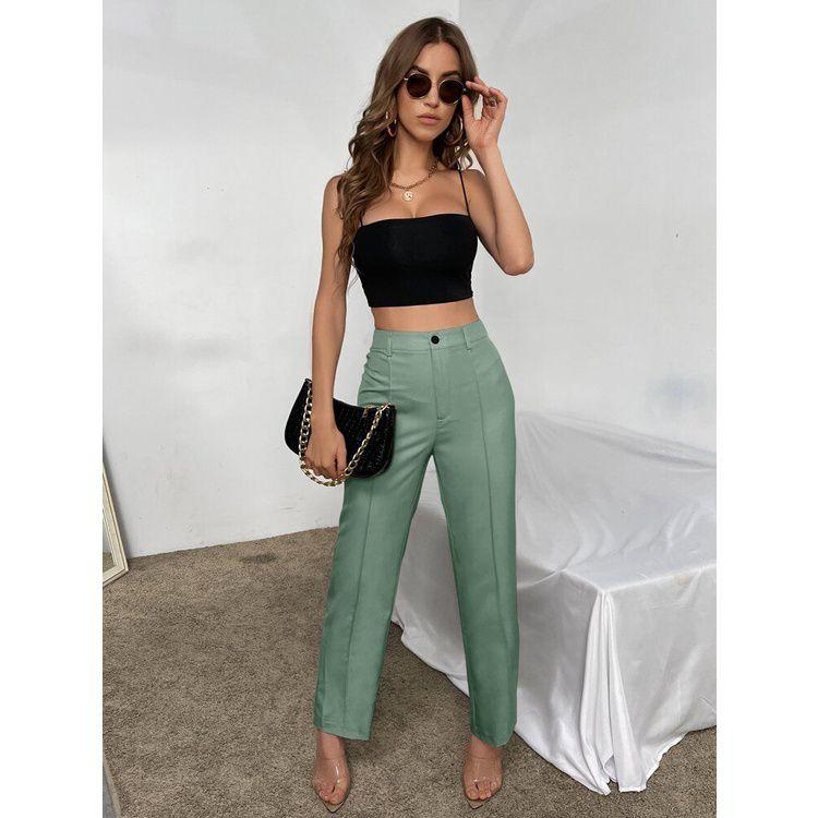 Calça feminina alfaiataria oxford - Filó Modas - Calça Feminina ...