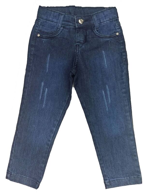 Calça Jeans Feminina Infantil Tam. 01 ao 03 - BORE - Roupa Infantil ...