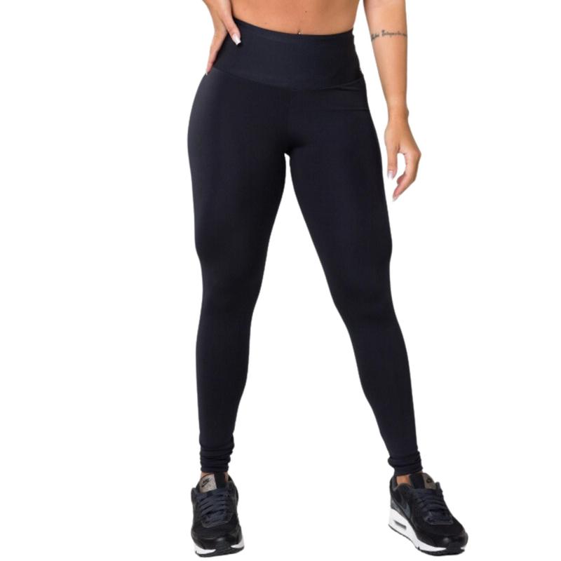 Calça Legging Feminina Leg Não fica Transparente Costura Reforçada ...