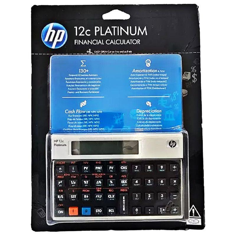 Calculadora Financeira 12c Lacrada HP Platinum Original - Calculadora ...