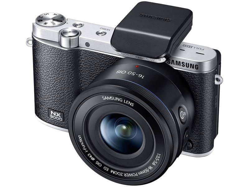 Câmera Digital Samsung Smart Camera NX3000 20.3MP Visor 3” Articulado