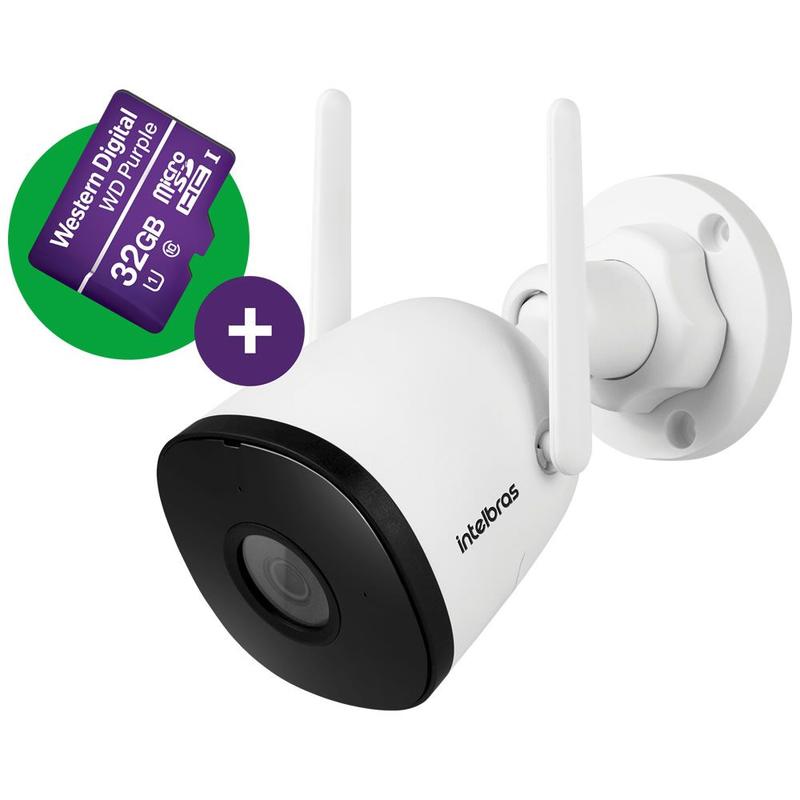 Câmera Inteligente Wi-Fi Com Armazenamento em Nuvem, Zoom e Áudio iM5 ...