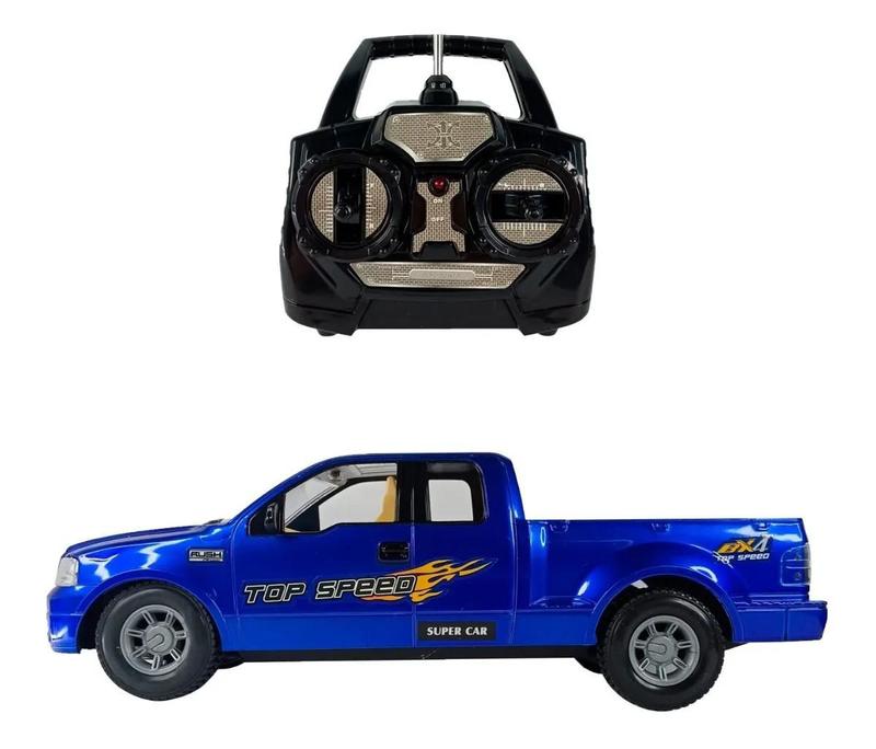 Caminhonete Carrinho De Controle Remoto Total Azul - Toy King ...