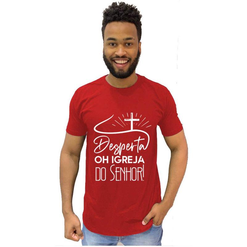 Camisa Camiseta Evangélica Cristã Gospel Fé Desperta Igreja - ADQUIRIDO ...