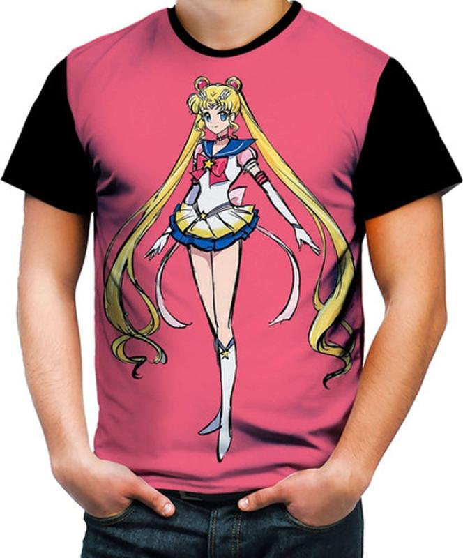Camisa Camiseta Sailor Moon Usagi Tsukino Pretty Guardian 5 - Dias no ...