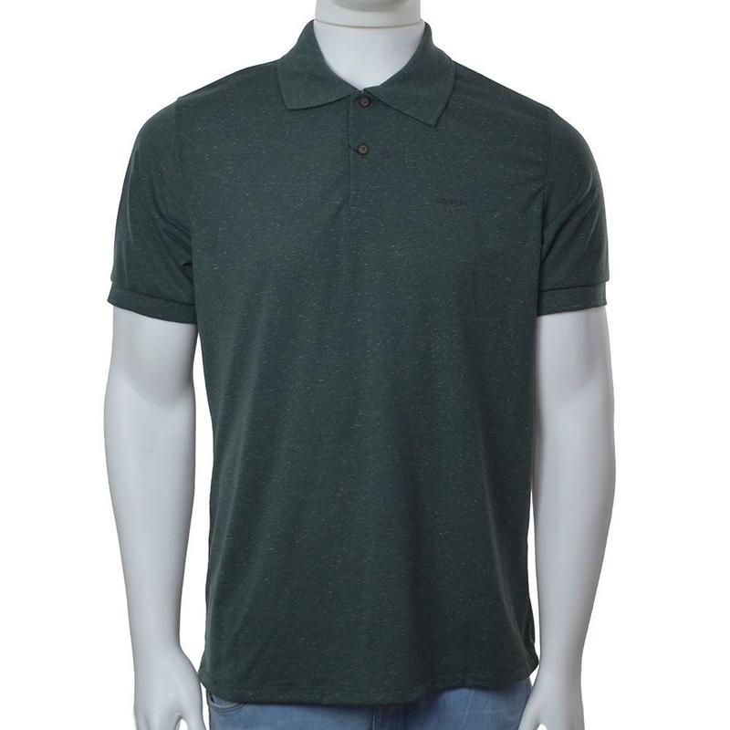 Camisa Polo Masculina Ogochi MC Slim Verde Oliva - 0074 - Camisas Pólo ...