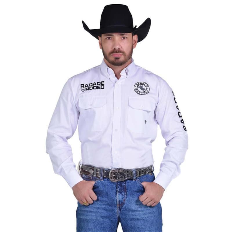 Camisa Radade Masculina Bordada Western Rodeio Competição - Camisas ...