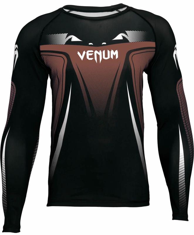 Camisas Rash Guard Camisa Rash Guard Lycra Manga Longa 3.0 - Marrom - Venum - Rash Guard ...