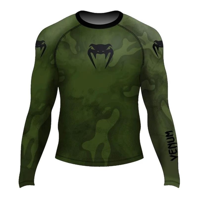 Camisas Rash Guard Camisa Rashguard Venum Forest Green - Camisa e Camiseta Esportiva ...