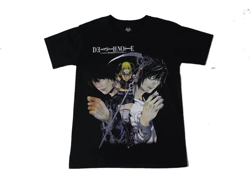 Camiseta Anime Death Note Blusa Adulto Unissex Epi130 BM - Belos ...