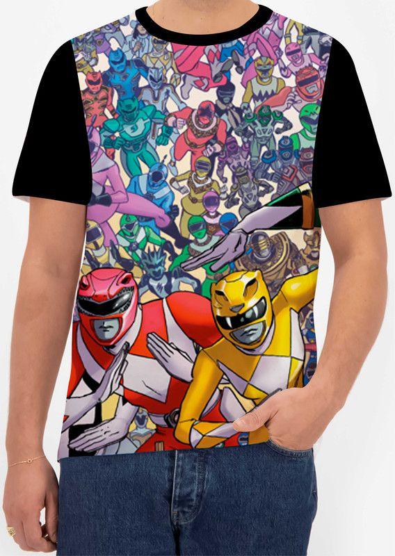Camiseta Camisa Power Rangers Desenho Herois Menino Tv K066_x000D_ JK