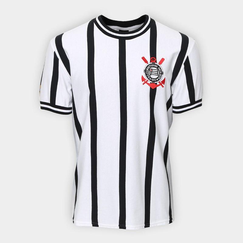 Camiseta Corinthians Réplica 1971 Masculina - Natural Sports - Camisa ...