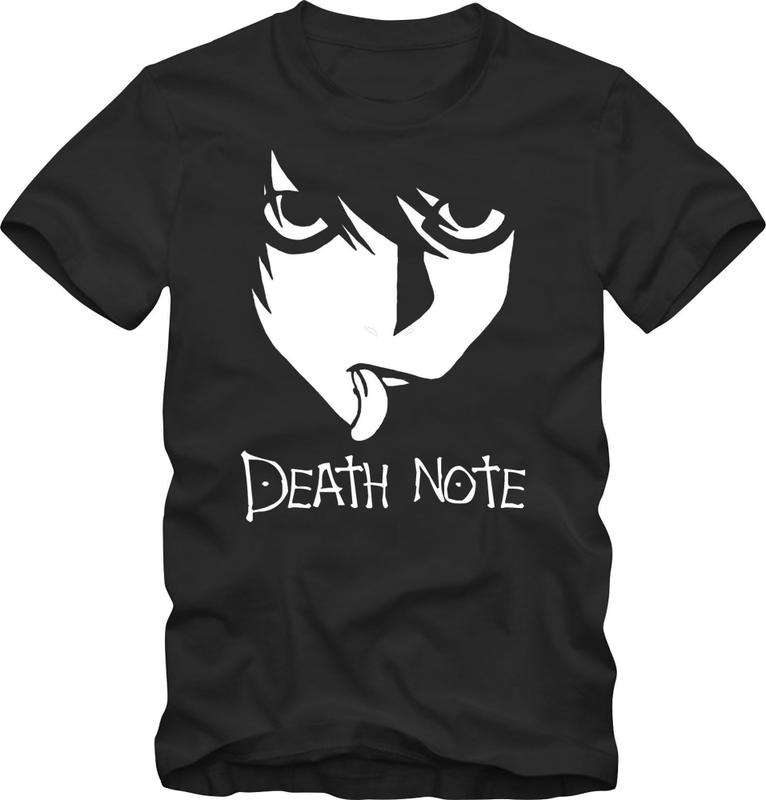 Camiseta Death Note L Camisa Anime 100% algodão - IF CAMISAS - Outros ...