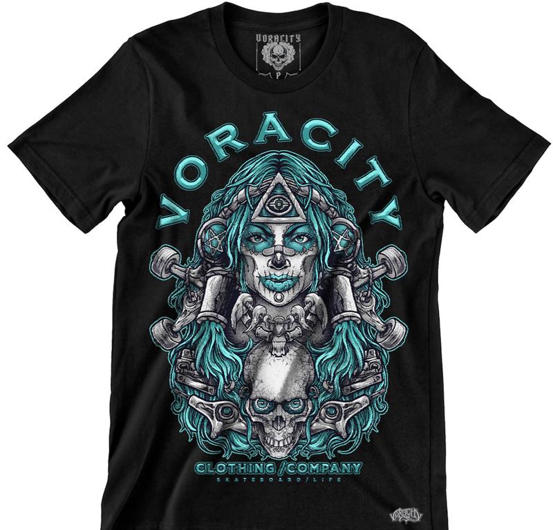 Voracity CAMISETA SKATEBOARD LIFE - VORACITY 100% Algodão fio 30.1 penteada ...