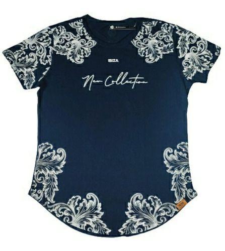 Camisetas Masculina Long Line De Grife Produto Original - IBIZA BRASIL ...