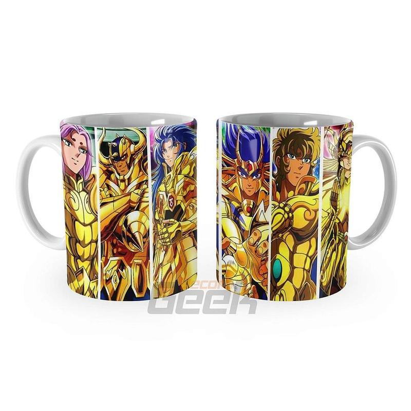 Caneca Cavaleiros do Zodíaco Anime Mod 3 - Decora Geek - Canecas ...