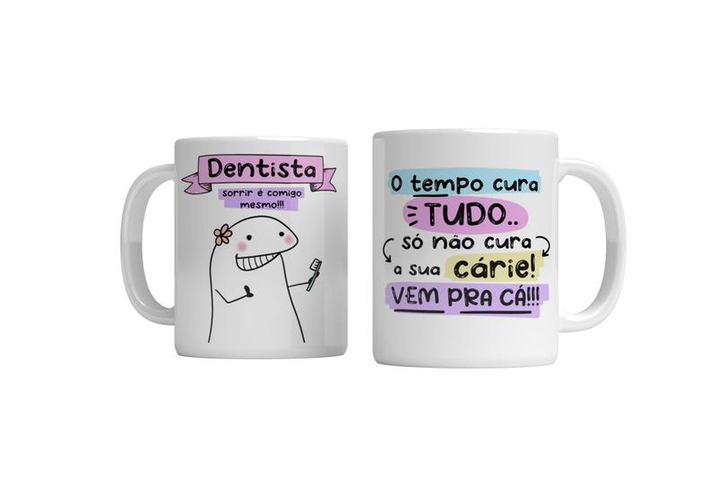 Caneca Frases Divertida Flork Porcelana Dentista Bento Meme Debochada ...