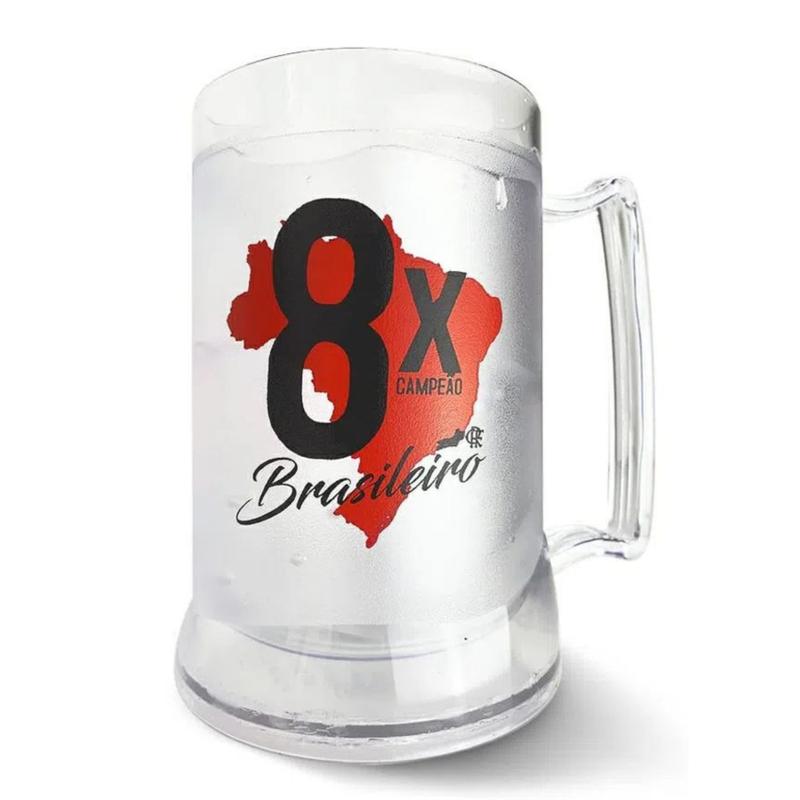 Caneca gel congelante 8 vezes campeão brasileiro Flamengo - Canecas ...