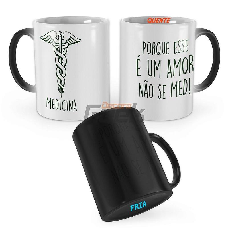 Caneca Mágica Medicina Médico Presente - Decora Geek - Canecas ...