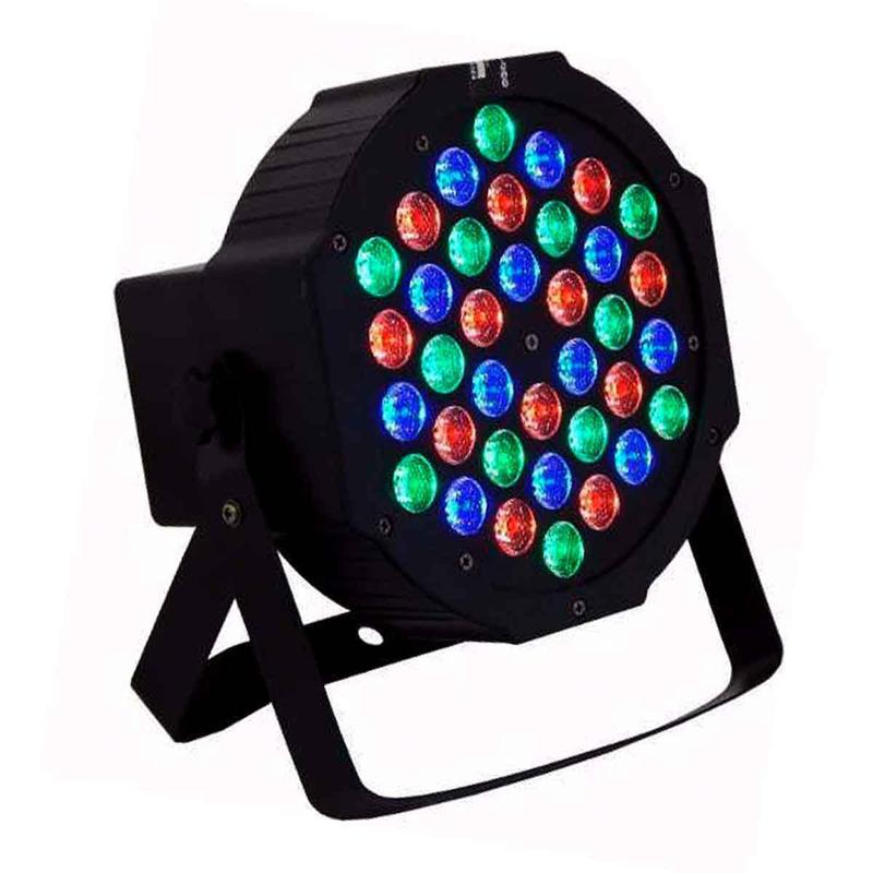 Refletor Rgb Canhão Refletor 36 Leds Refletor Rgb Bivolt Dmx Digital Slim - Atual ...