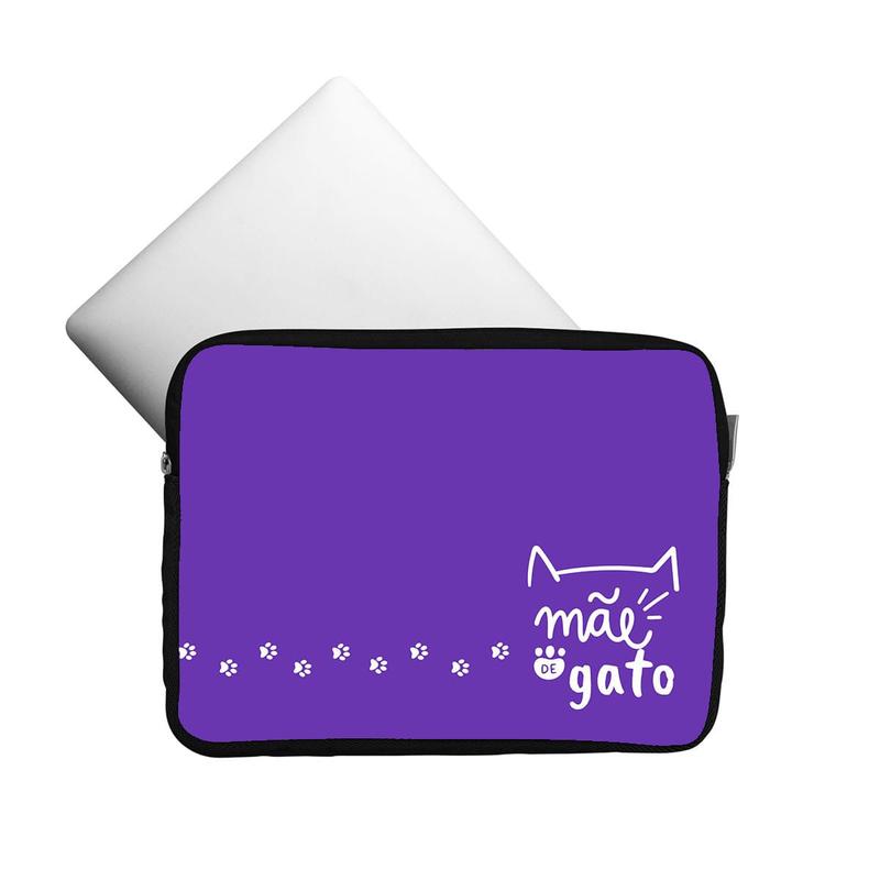 Capa Case Pasta Notebook Ate 17.3 Polegadas Mãe De Gato Cine Couple