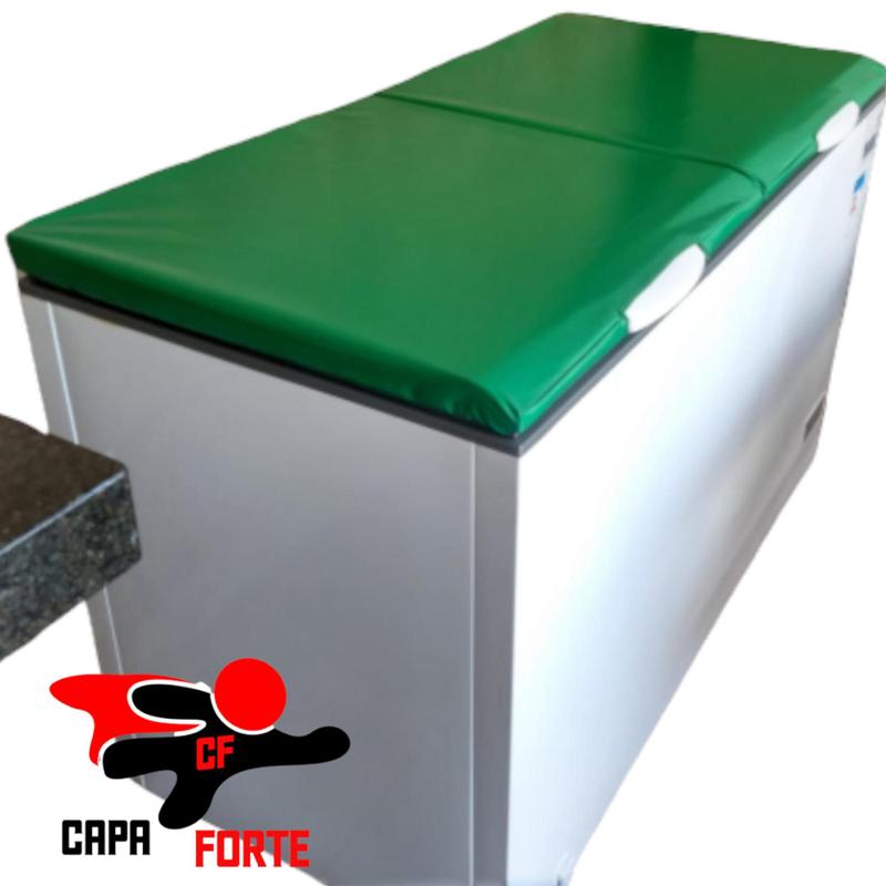 Capa De Freezer Horizontal 2 Tampas Metal Frio 419 Litros CAPA FORTE capa-de-freezer-horizontal-2-tampas-metal-frio-419-litros-capa-forte