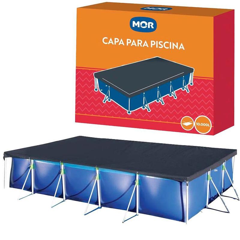 Capa de Proteção em PVC para Piscina Retangular 10000Lts MOR - Capa ...