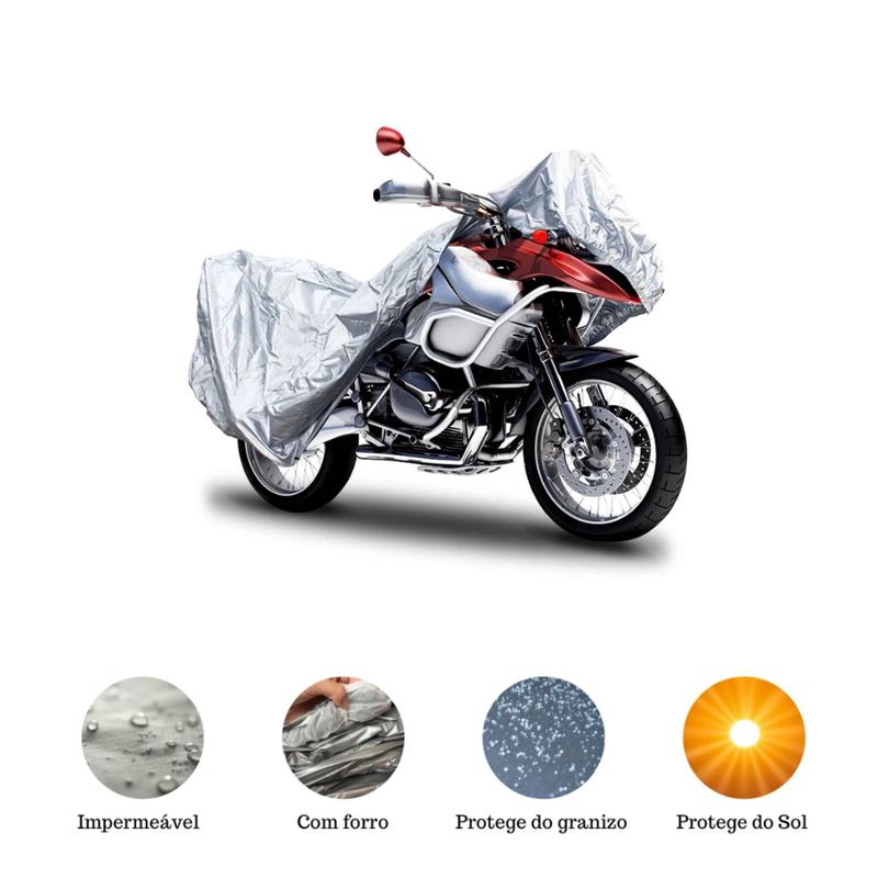 Capa Para Cobrir Moto P M G Gg Forrada Proteção Veículo - Melhor Opção ...