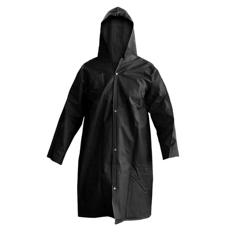Capa Proteção Chuva Alta Resistente Reforçada Forrada C/ Capuz ...