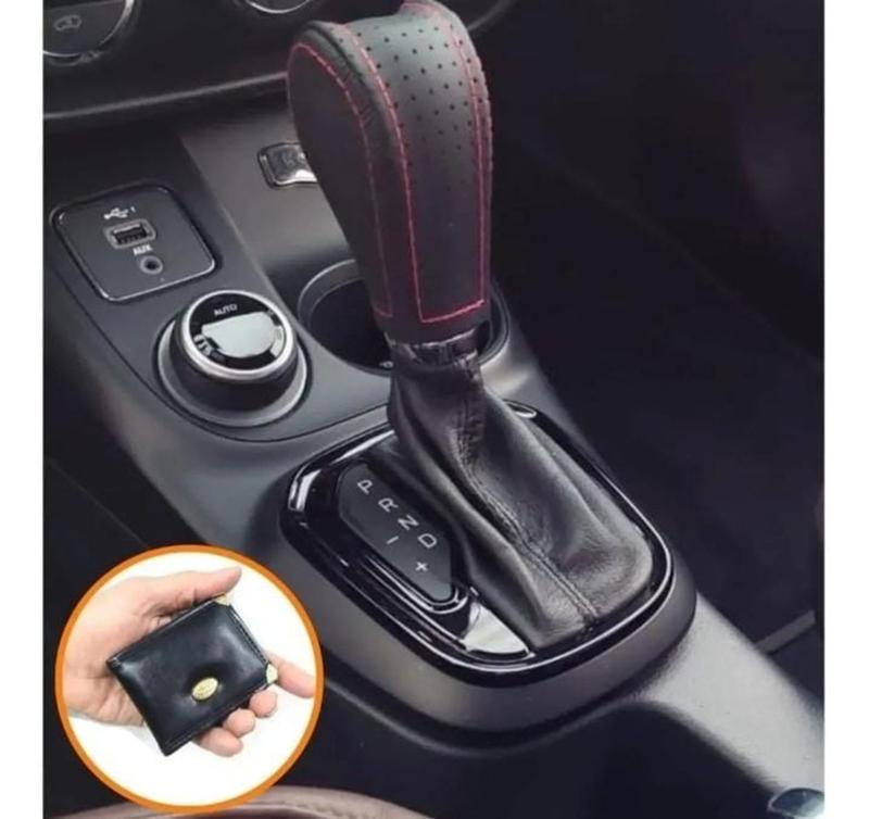 Capa Revestimento Couro Manopla Alavanca Do Câmbio Automático Fiat Toro ...