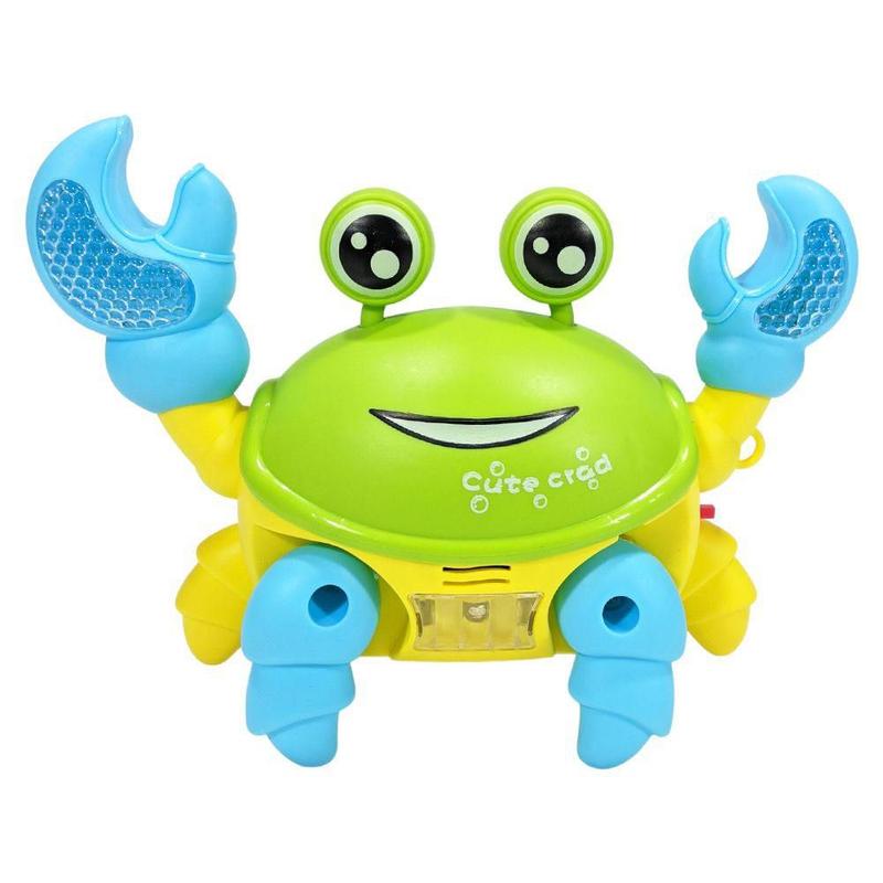 Caranguejo Brinquedo Musical Bebê Infantil Colorido Luz Som Colorido ...