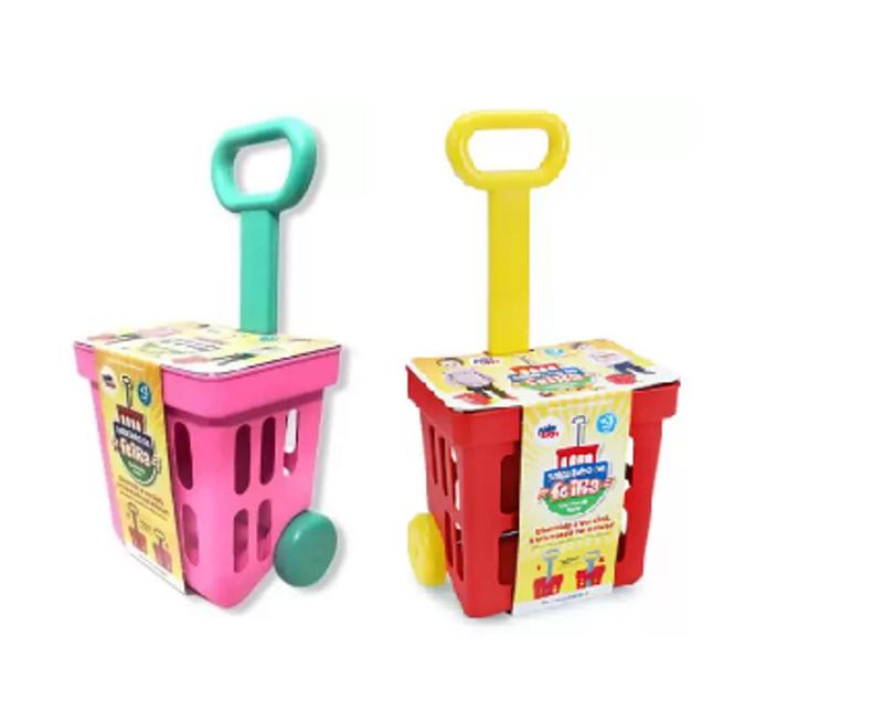 Carrinho De Feira Mercado De Brinquedo Infantil C/ Regulagem 1286 ...