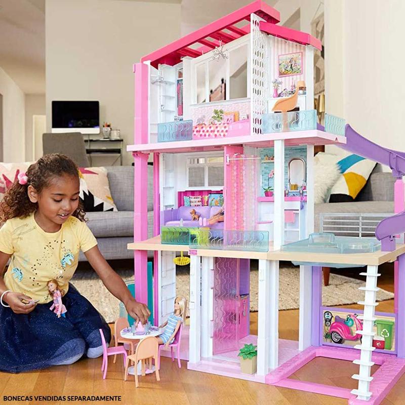Casinha de Boneca - Barbie Dreamhouse - Casa dos Sonhos da Barbie - 70 ...