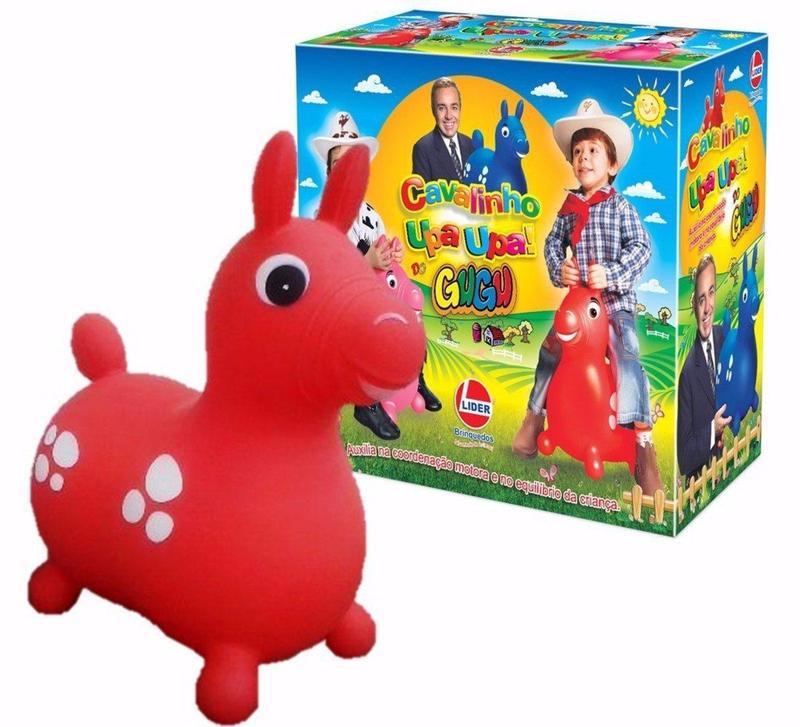 Cavalinho Upa Upa do Gugu Vermelho Infantil Lider Brinquedos ...