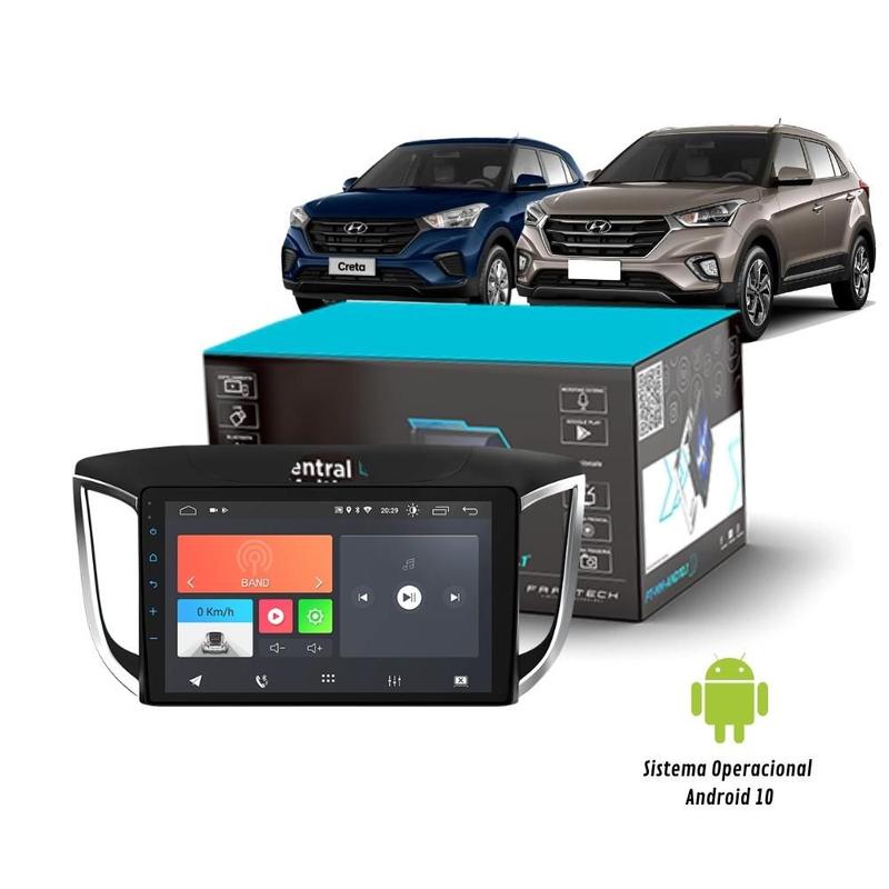 Central Multimidia Android 10 Polegadas Creta FT-MM-AND10.1 HY2 ...